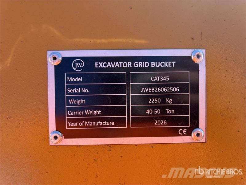  JW CAT345 1900 mm Skeleton Excavator Bucket - Fits دلاء