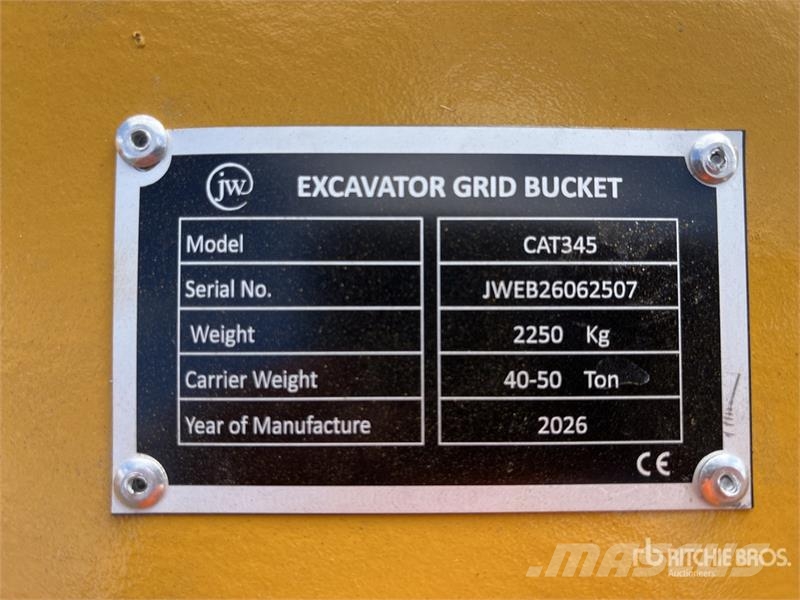 JW CAT345 1900 mm Skeleton fits to 40-50 ton excav Buckets