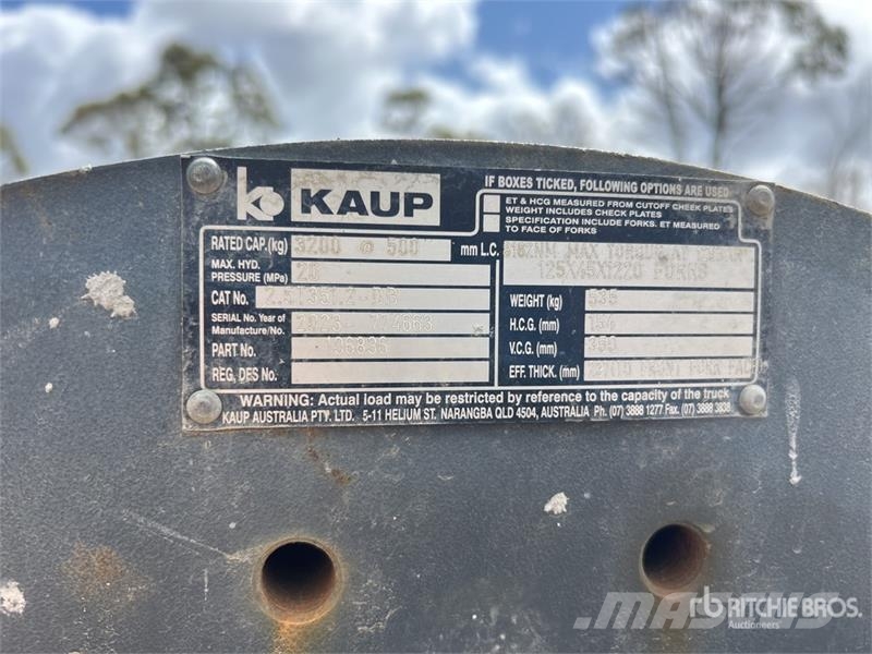 Kaup 1220 mm Fork Rotator Other components