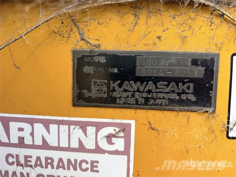 Kawasaki 80ZV Wheel Loader Iekrāvēji uz riteņiem