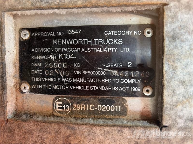 Kenworth K104 Camiones tractor