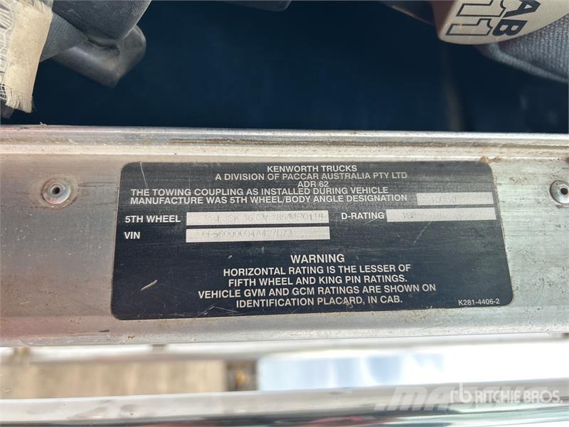 Kenworth K104 6x4 Sleeper Equipment Transport Truck Other trucks