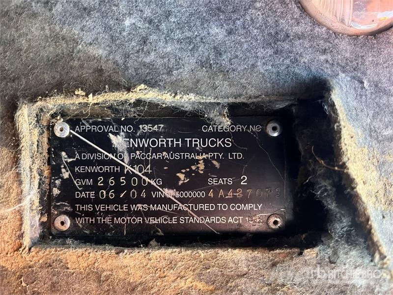 Kenworth K104 Flatbed Truck Planbiler