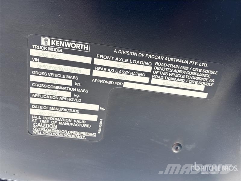 Kenworth K200 Autotractoare