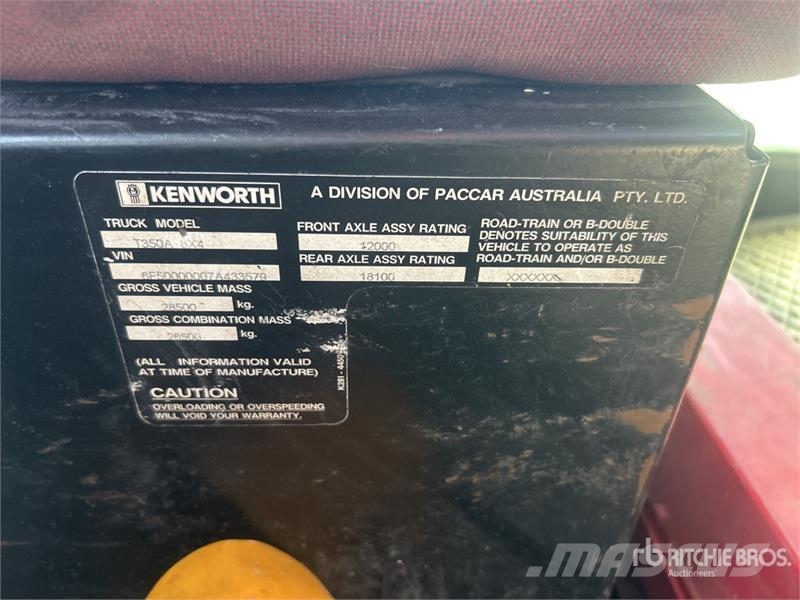 Kenworth T350 8x4 Twin-Steer Mixer Truck شاحنات خرسانة