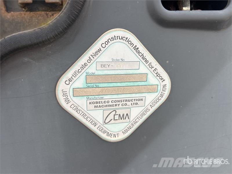 Kobelco SK135SR-2 Tracked Excavator Roomikekskavaatorid