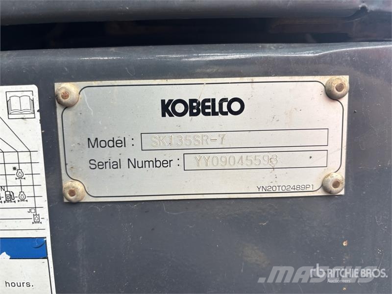 Kobelco SK135SR-7 Tracked Excavator Crawler excavators