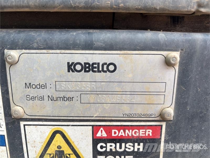 Kobelco SK135SR-7 Tracked Excavator Bageri guseničari