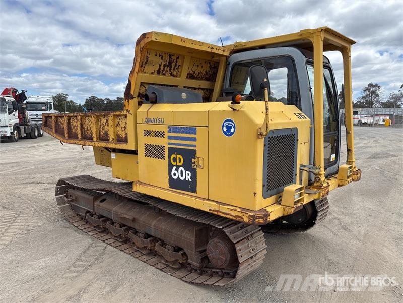 Komatsu CD60R-1 6 t Swivel Crawler Dumper Site dumpers