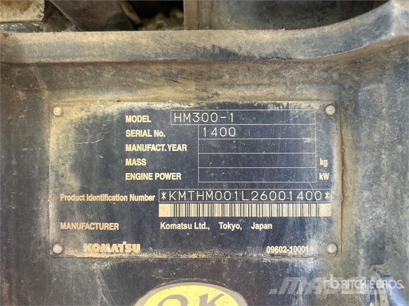 Komatsu HM300-1 ساحبات مفصلية