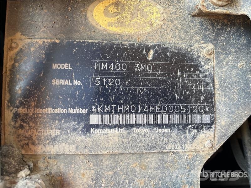 Komatsu HM400-3M0 Csuklósdömperek