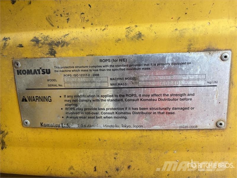 Komatsu PC220LC8 Tracked Excavator Crawler excavators