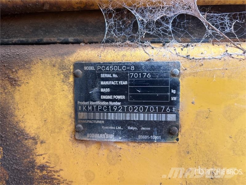 Komatsu PC450LC-8 Tracked Excavator (Inoperable) Lánctalpas kotrók