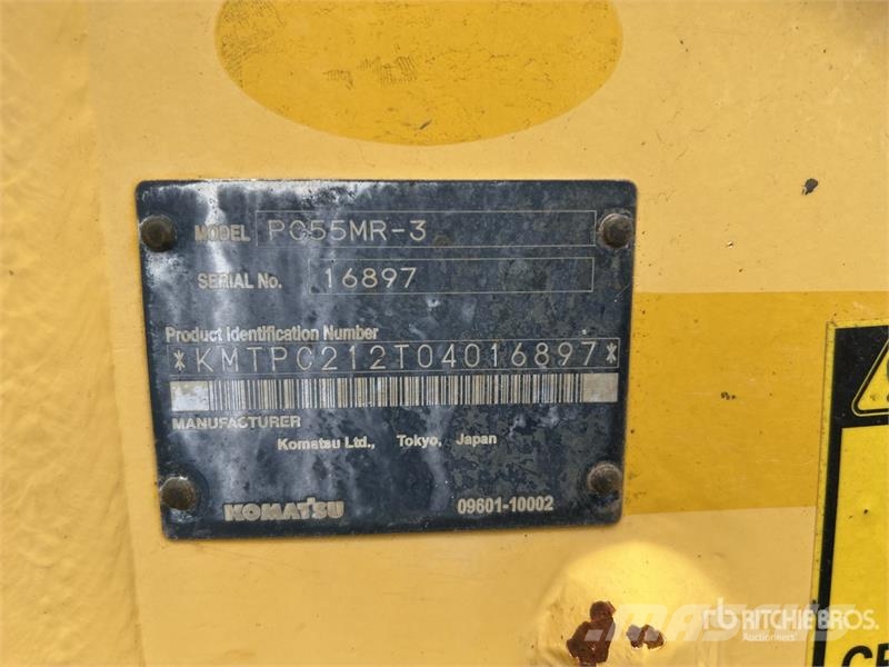 Komatsu PC55MR-3 Miniekskavaatorid < 7 t