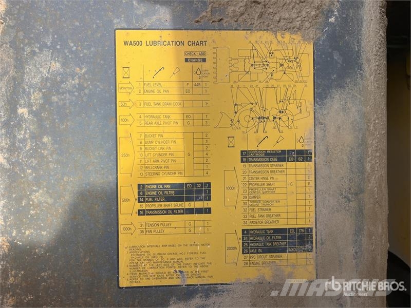 Komatsu WA500-3 Wheel loaders