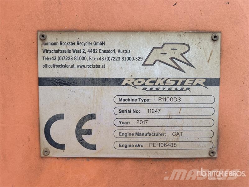 Kormann Rockster R1100DS Closed Circuit Impact Cru Hulladék/Újrahasznosító berendezések alkatrészei