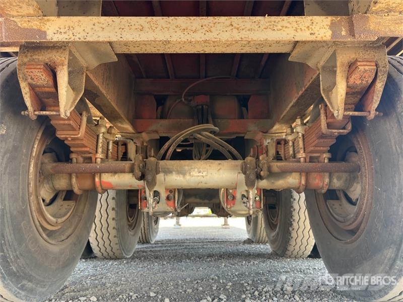  Krueger 12.2 m Tri/A Flatbed Trailer مقطوروات مسطحة/مفصلية الجوانب