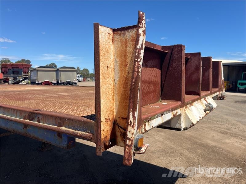  Krueger 12.2 m Tri/A Flatbed Trailer مقطوروات مسطحة/مفصلية الجوانب