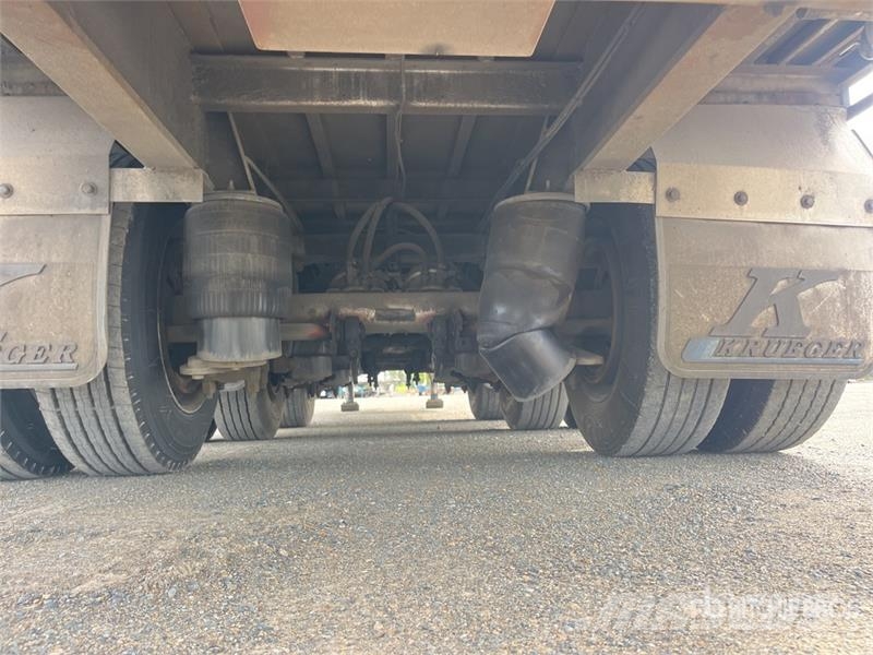 Krueger 13.3 m Tri/A Curtain Side Trailer Ponyvás pótkocsik