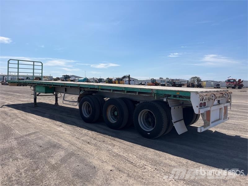  Krueger 13.6 m Tri/A Flatbed Trailer Plato/keson prikolice