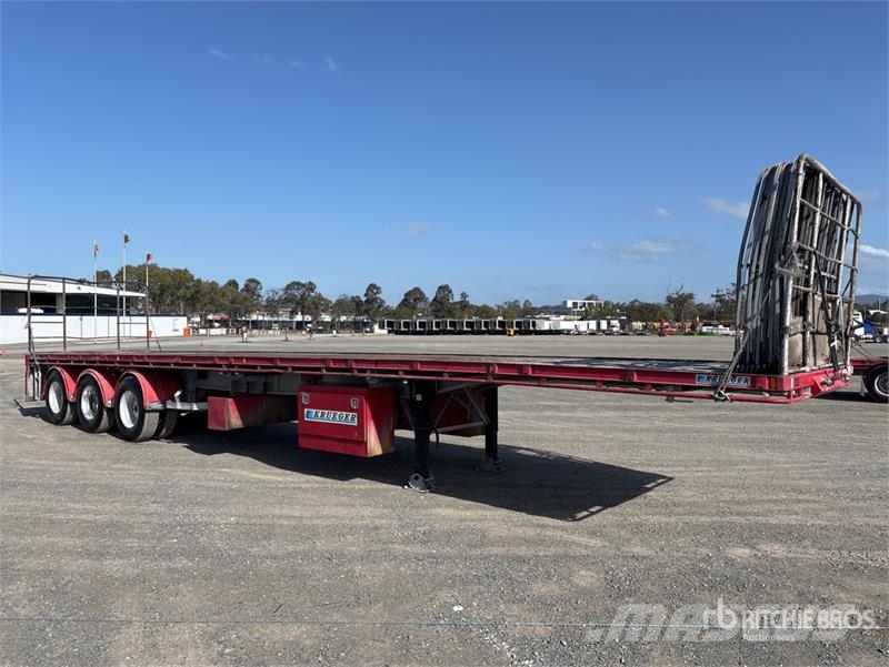 Krueger 13.6 m Tri/A Flatbed Trailer Lavaperävaunut