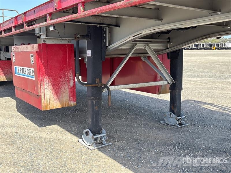  Krueger 13.6 m Tri/A Flatbed Trailer Lavaperävaunut