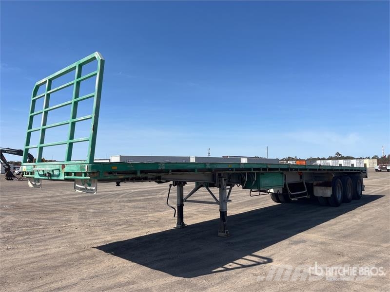  Krueger 13.6 m Tri/A Flatbed Trailer Plato/keson prikolice
