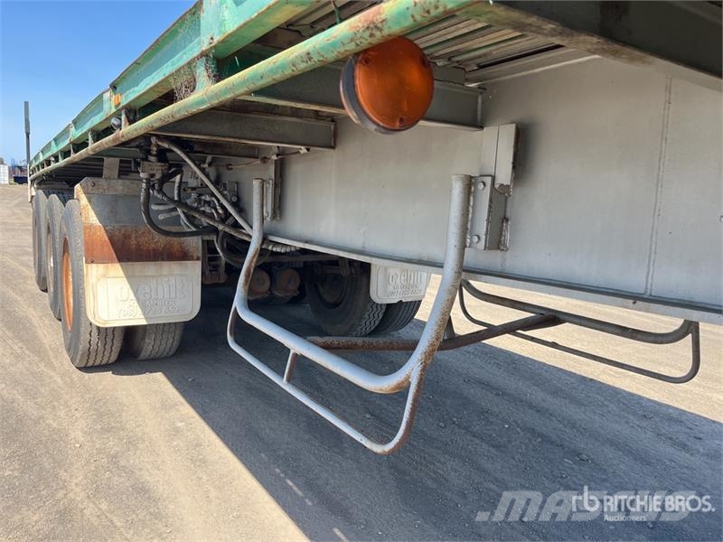  Krueger 13.6 m Tri/A Flatbed Trailer Plato/keson prikolice