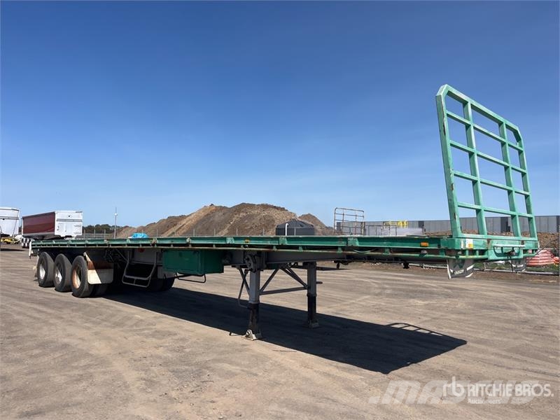  Krueger 13.6 m Tri/A Flatbed Trailer Plato/keson prikolice