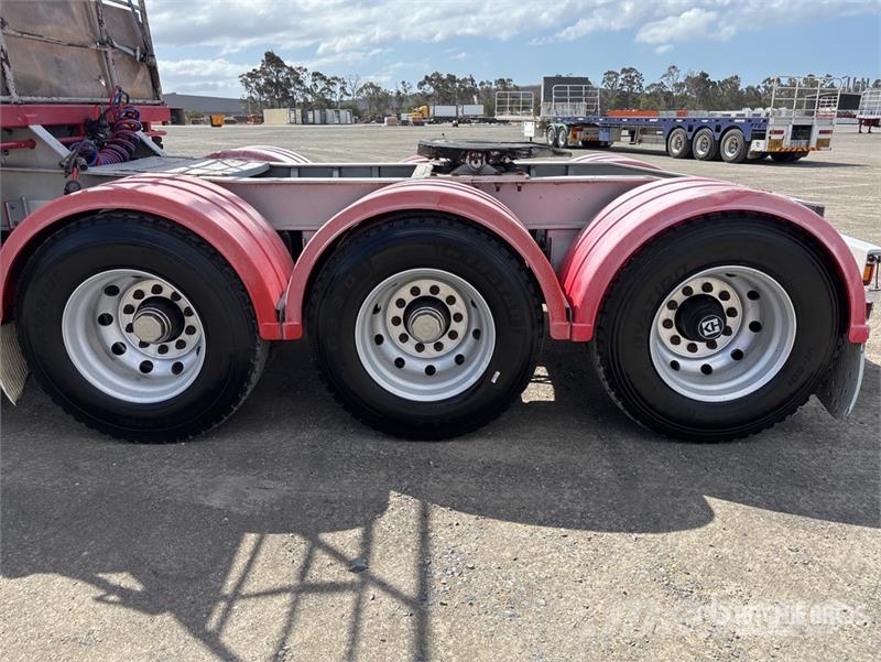  Krueger 7.2 m Tri/A B-Double Lead Flatbed Trailer Lavaperävaunut