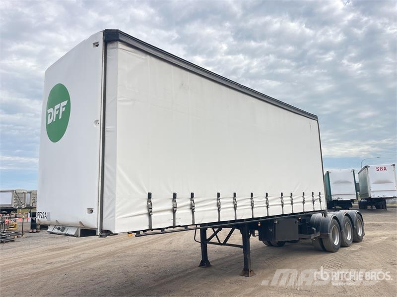  Krueger 7.2 m Tri/A B-Double Lead Curtain Side Tra Plachtové přívěsy
