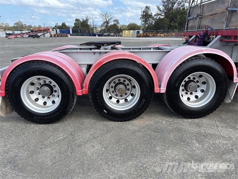  Krueger 7.2 m Tri/A B-Double Lead Flatbed Trailer Lavaperävaunut