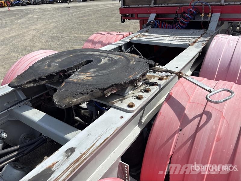  Krueger 7.2 m Tri/A B-Double Lead Flatbed Trailer Lavaperävaunut