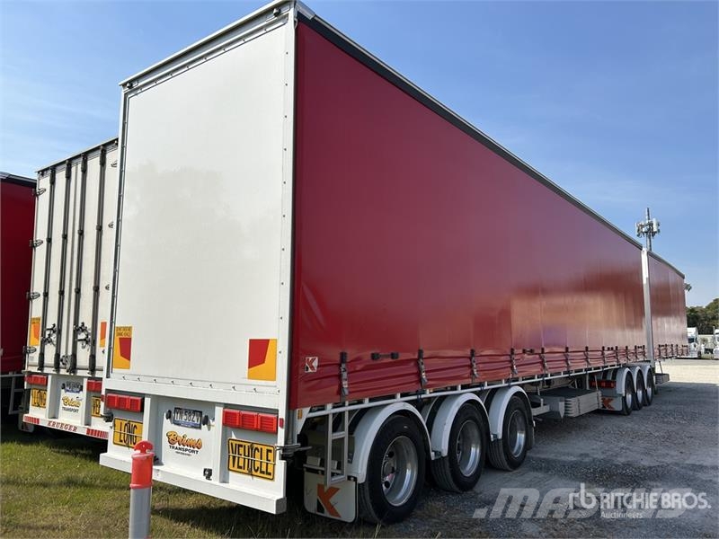  Krueger Tri/A Curtain Side Trailer Тентовані причепи