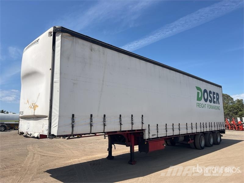 Kruger 13.3 m Tri/A Step Deck Curtain Side Trailer Tenthaagised