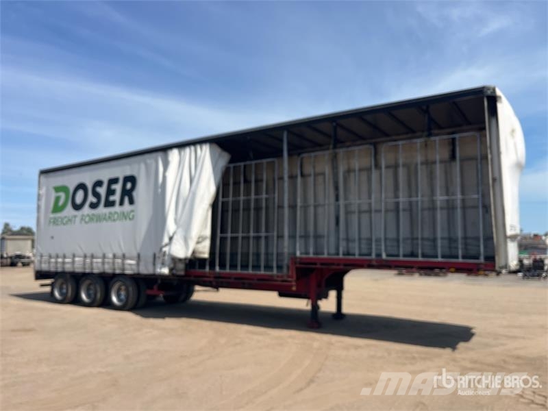 Kruger 13.3 m Tri/A Step Deck Curtain Side Trailer Tenthaagised