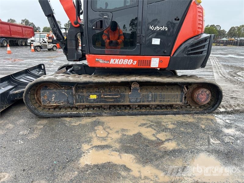 Kubota KX080-3S Tracked Excavator 履带挖掘机