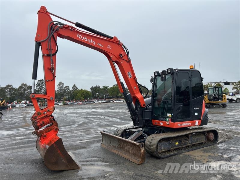 Kubota KX080-3S Tracked Excavator 履带挖掘机