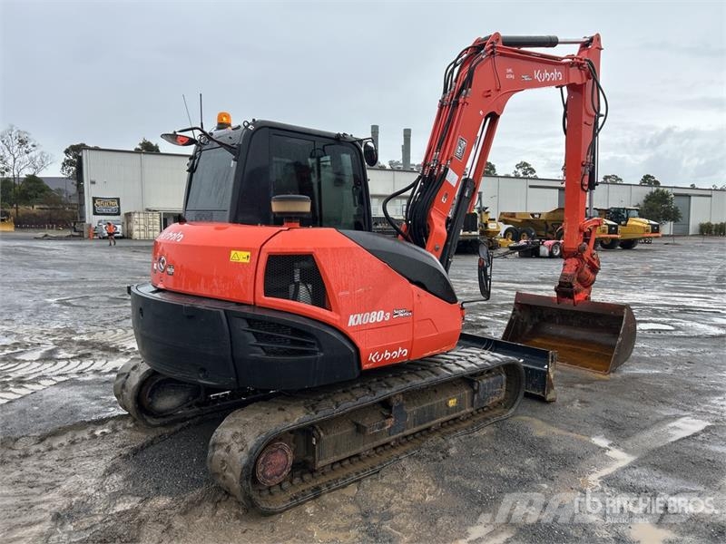 Kubota KX080-3S Tracked Excavator 履带挖掘机