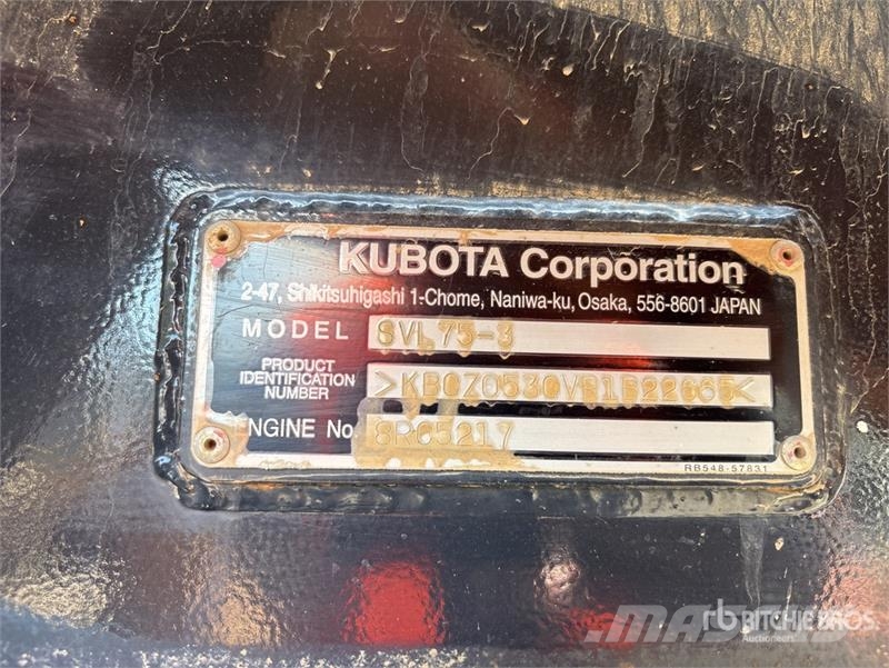 Kubota SVL 75-3 Two-Speed Compact Track Loader Skid steer loaders