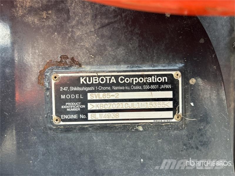 Kubota SVL65-2 Compact Track Loader Kompaktlastare