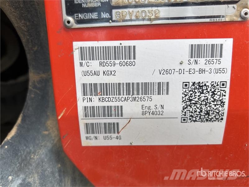 Kubota U55-4 ミニ油圧ショベル 7t以下（ミニユンボ・ミニディガー）