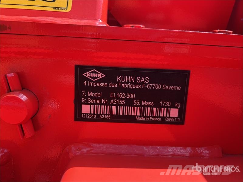 Kuhn EL 162-300 3 m 3-Point Rotary Tiller (Unused) Roto drljače i motokultivatori