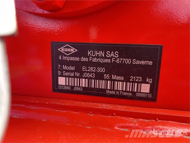Kuhn EL282-300 3 m 3-Point Rotary Tiller (Unused) Roto drljače i motokultivatori
