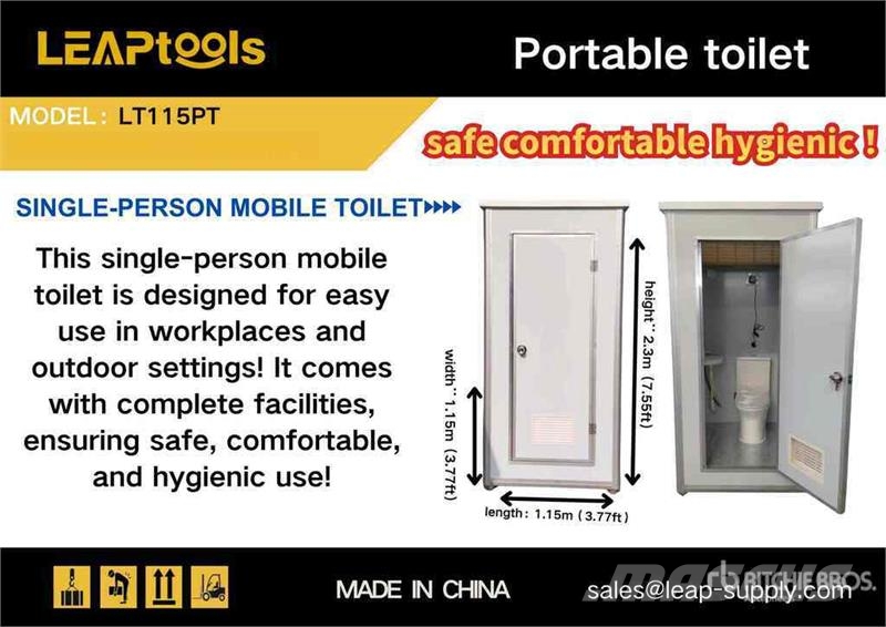 LEAPtools LT115PT Portable Toilet (Unused) Ďalšie komponenty