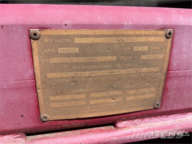 Loughlin Bogie/A Road Train Dolly Dollies and Dolly Trailers