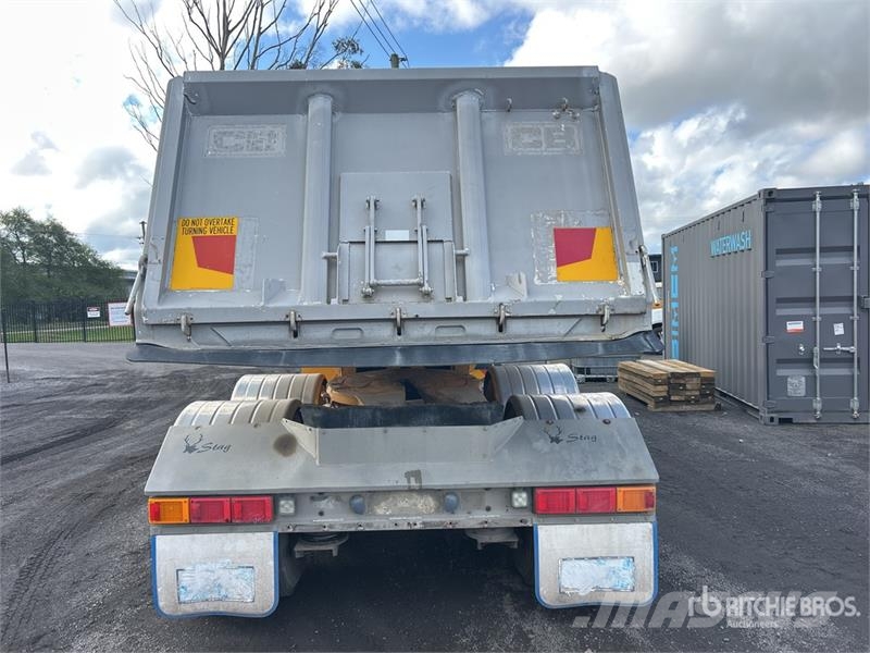 Lusty 14.9 m Bogie/A Stag Combination End Dump Tra Tipper trailers