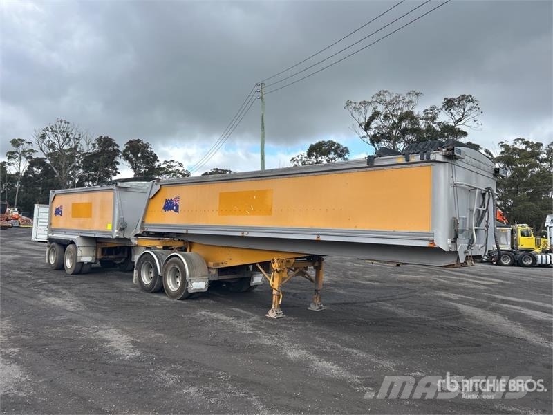 Lusty 14.9 m Bogie/A Stag Combination End Dump Tra Tipper trailers