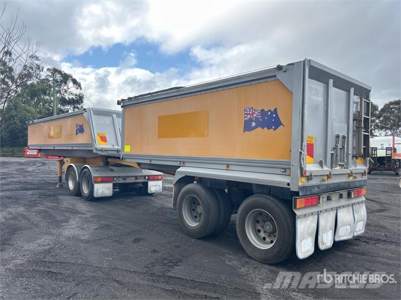 Lusty 14.9 m Bogie/A Stag Combination End Dump Tra Tipper trailers