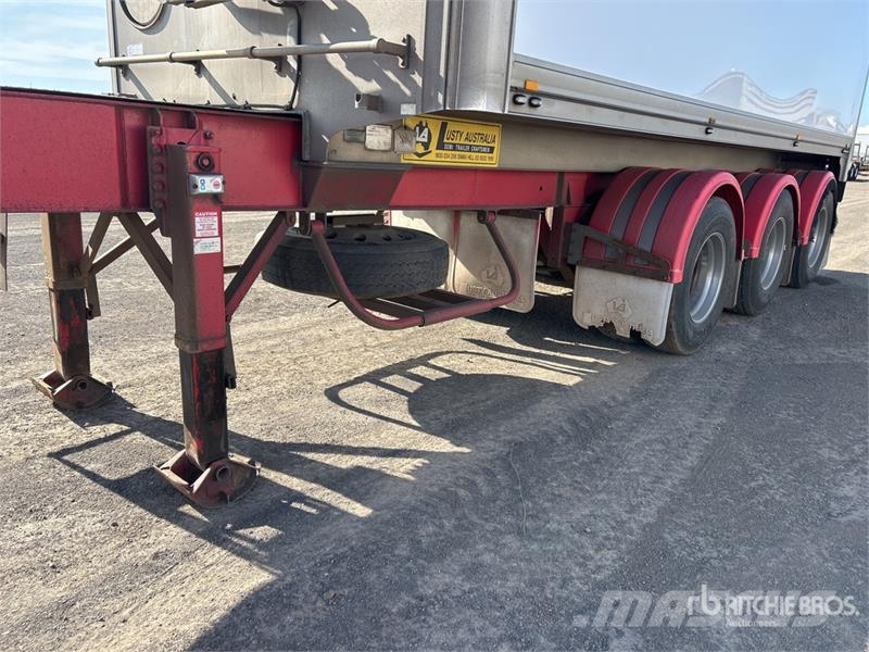  Lusty 6.2 m Tri/A Stag End Dump Trailer ダンプトレーラー